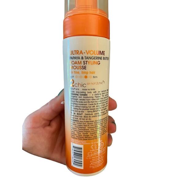 NEW! Giovanni 2chic Ultra volume foam styling mousse. Fine, limp hair. 7oz. - Picture 2 of 2